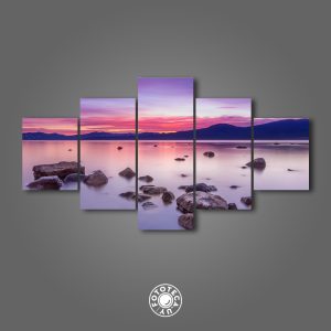 Atardecer en el lago